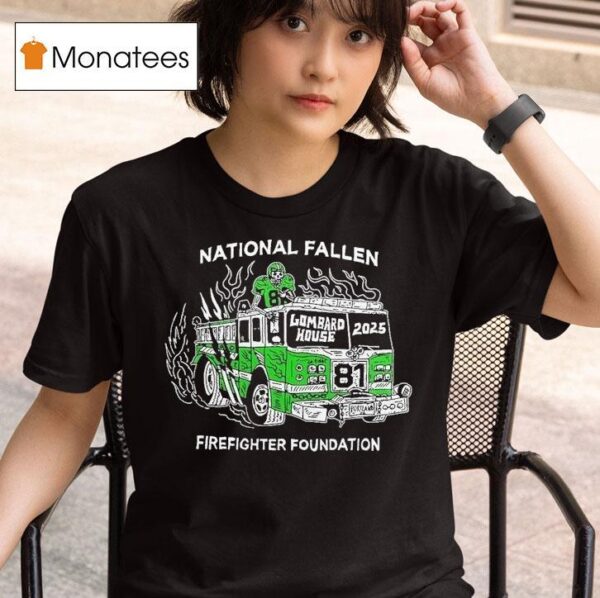 Philadelphia Eagles National Fallen Firefighters Foundation Lombard House Philly T Shirt