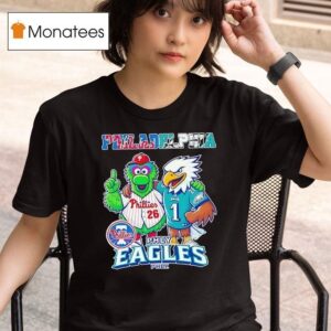 Philadelphia Phillies And Philadelphia Eagles Masco T Shirt