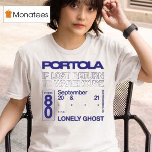 Portola X Lonely Ghost If Lost Return To Warehouse T Shirt