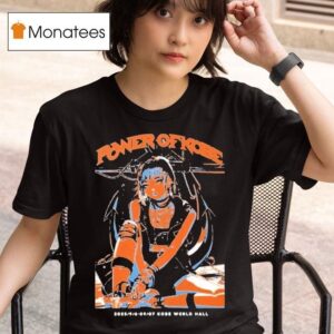 Power Of Kobe Event Dates With Anime Manga Character Style Punk Rock T Shirt
