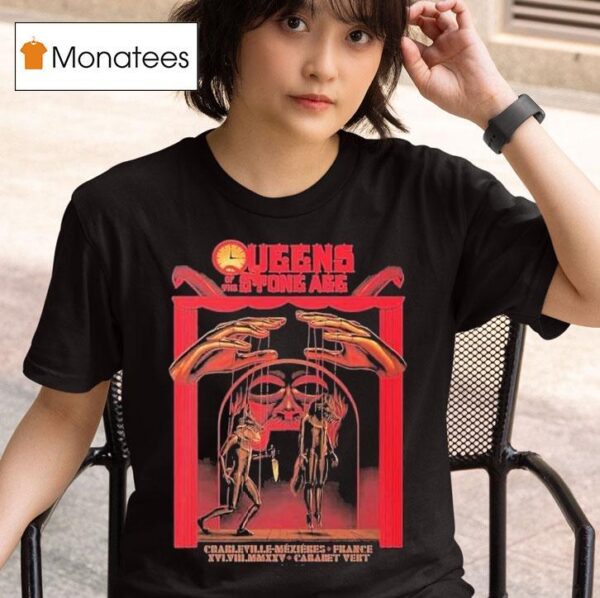 Queens Of The Stone Age The End Is Nero Tour At Cabaret Vert Festival On August Charleville Mezieres France T Shirt