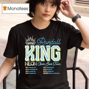 Randall King Neon Over Seas Tour T Shirt