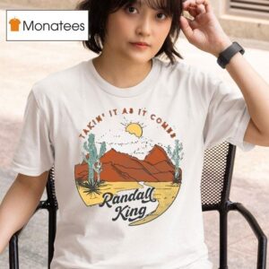 Randall King Takin It As It Comes Desert Cactus T Shirt