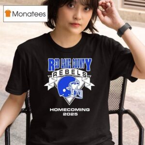 Red Lake County Rebels Football Helmet Homecoming T Shirt