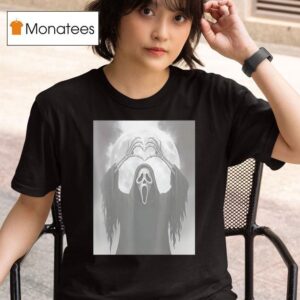 Scary Face Horror Halloween Ghost Heart Hands T Shirt