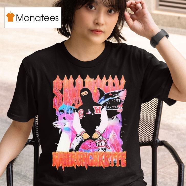  Sharky Nahrungskette T Shirt