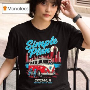 Simple Plan Tour Chicago Il T Shirt