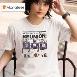 Six One Two Times Reunion Nfl Season Special Edition Minnesota Vikings T Shirt