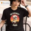 Skeleton Retirement Park Vintage T Shirt
