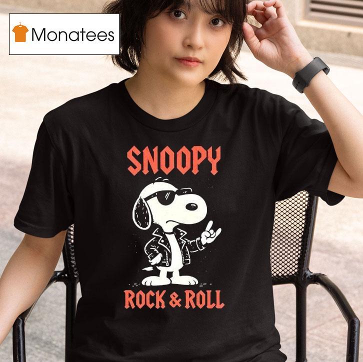  Snoopy Rock And Roll T Shirt