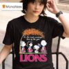 Snoopy The Peanuts Walking Brisbane Lions It S The Most Wonderful Time Of The Year T Shirt