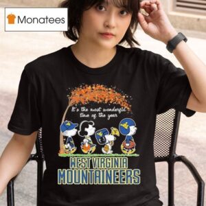 Snoopy The Peanuts X Michigan Wolverines It S The Most Wonderful Time Of The Year T Shirt