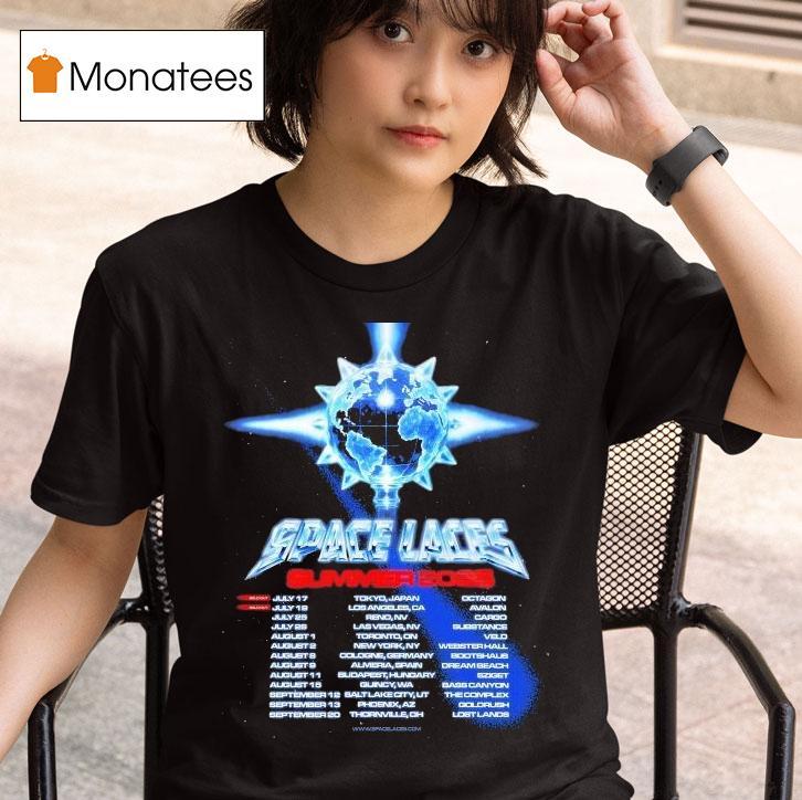  Space Laces Summer  Tour Dates T Shirt