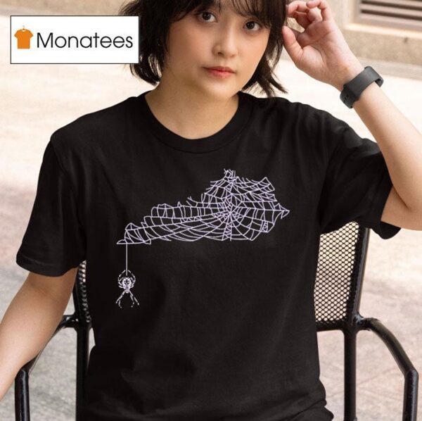 Spider Web Kentucky Shape T Shirt