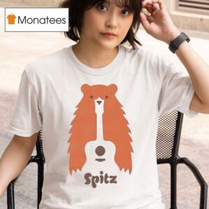 Spitz Acoustic Guitar Bear T Shirt