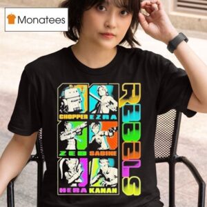 Star Wars Rebels Stacked Character Panels Mashup T Shirt