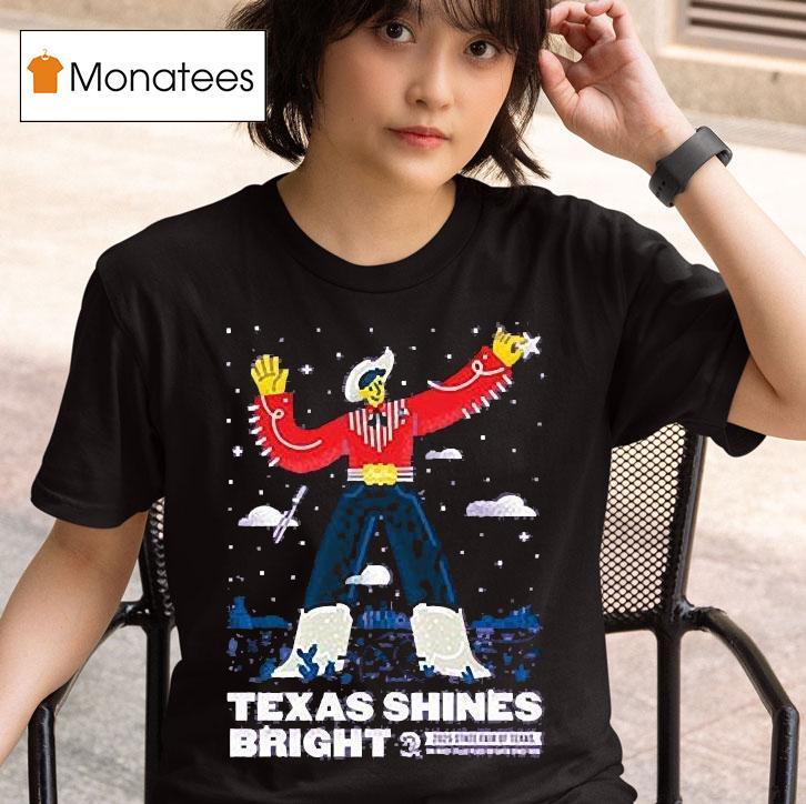  State Fair Of Texas  Commemorative Art Texas Shines Brigh T Shirt