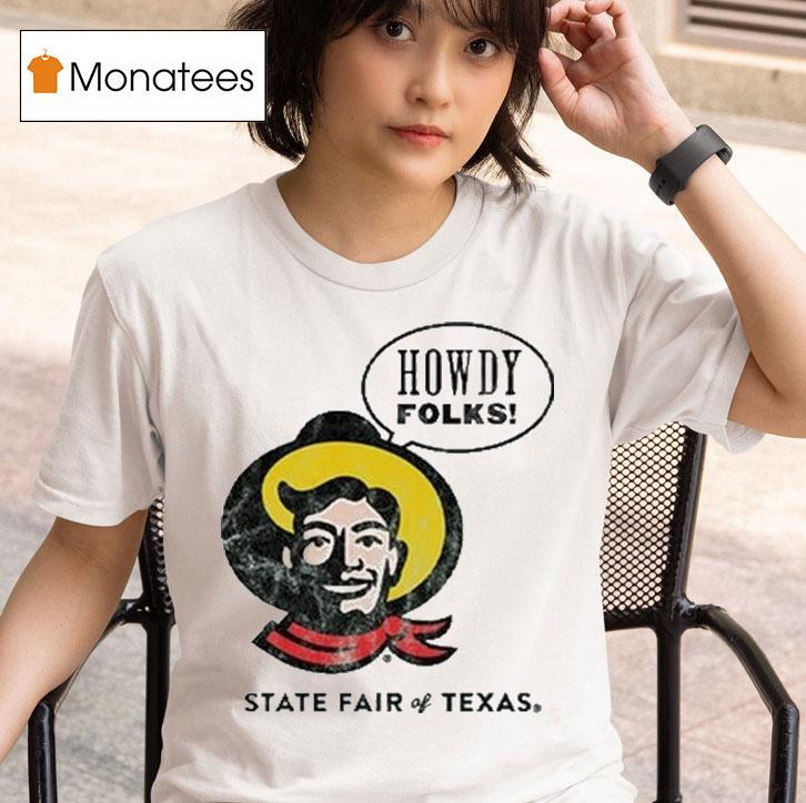  State Fair Of Texas Howdy Folks Cowboy T Shirt