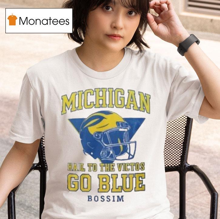  Taylor Lewan Michigan Wolverines Hail To The Victors Go Blue Bossim T Shirt