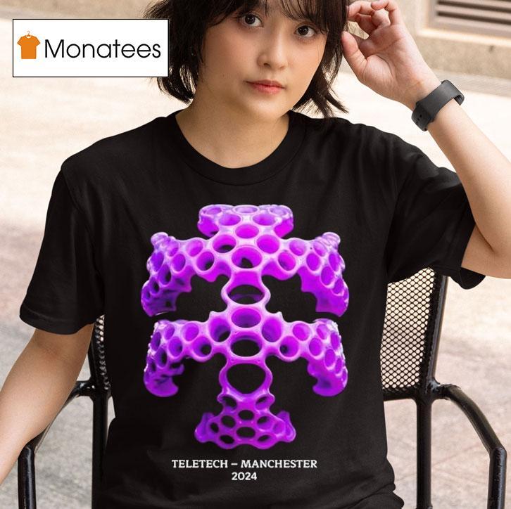  Teletech Manchester  Pink Alien T Shirt