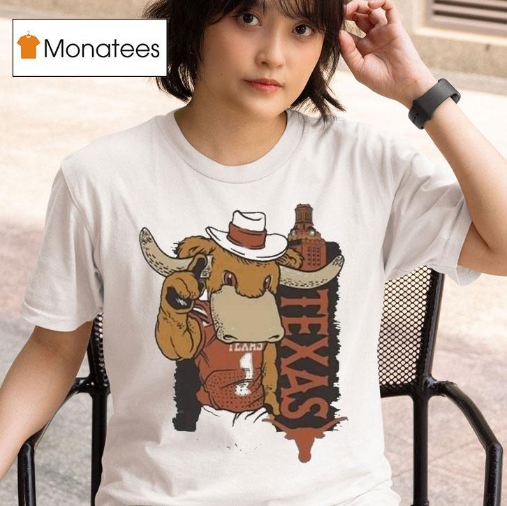  Texas Longhorns Image One Hyper Local House Mascot Buil T Shirt