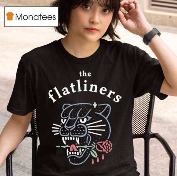 The Flatliners Panther Rose T Shirt