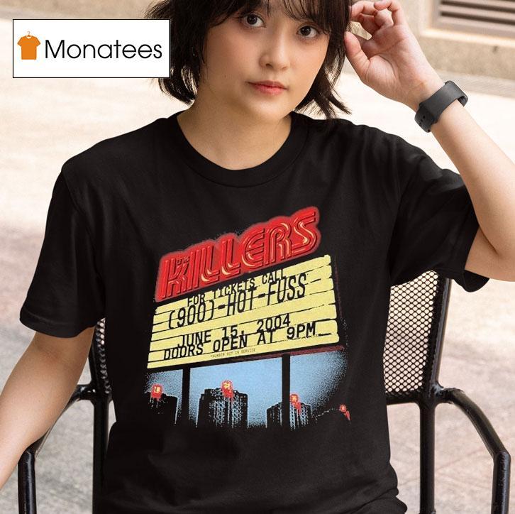  The Killers Summer Motel Sign Hot Fuss Doors Open T Shirt