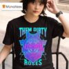 Them Dirty Roses Cosmic Wolf T Shirt
