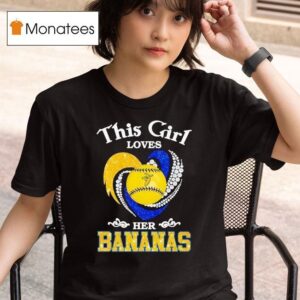 This Girl Loves Her Savannah Bananas Baseball Hear T Shirt