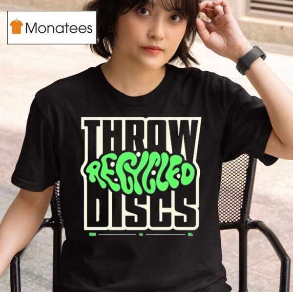 Throw Recycled Discs Trash Panda Disc Golf Est T Shirt