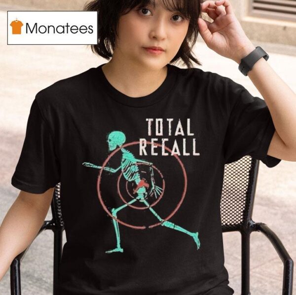 Total Recall Skeleton Skull T Shirt