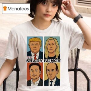 Trump Elon Musk The Shady Bunch Sarcastic Comic T Shirt