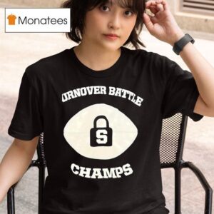 Turnover Battle Champs Football Lock T Shirt