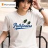 Two Hand Grenades Pathfinders Style Los Angeles Dodgers Logo Parody T Shirt