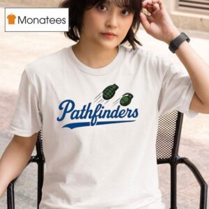 Two Hand Grenades Pathfinders Style Los Angeles Dodgers Logo Parody T Shirt