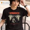 Unearth Boston Spring Tour Dates T Shirt