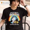 Unicorn Rainbow Some People Just Need A High Five In The Face With A Chair T Shirt