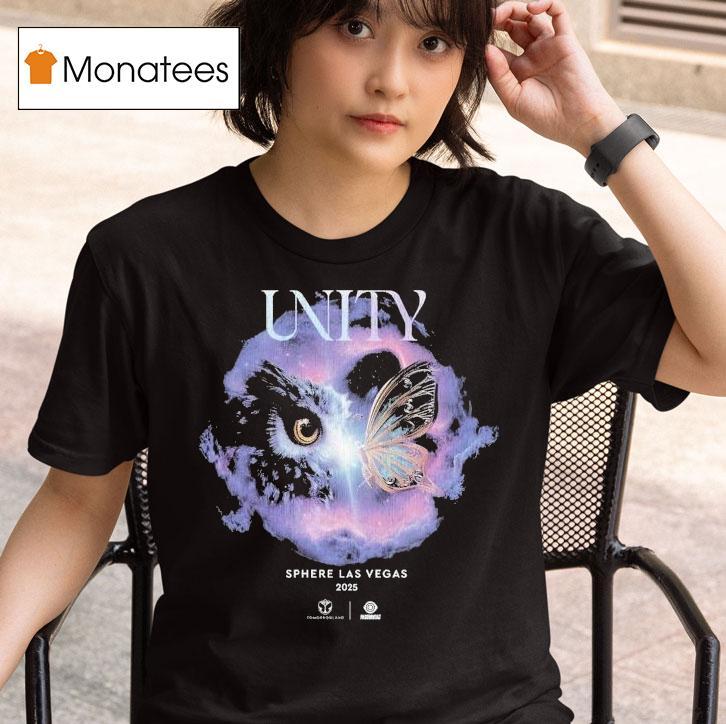  Unity Sphere Las Vegas  Owl Butterfly T Shirt