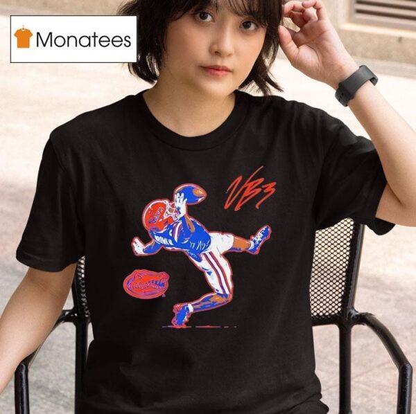 Vernell Brown Iii Florida Gators Football Signature T Shirt