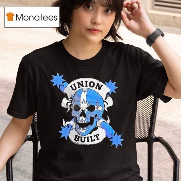 Victoria Cfmeu Union Built Fear Stops You Skull T Shirt