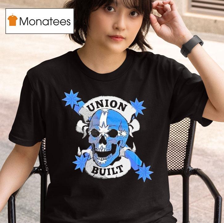  Victoria Cfmeu Union Built Fear Stops You Skull T Shirt