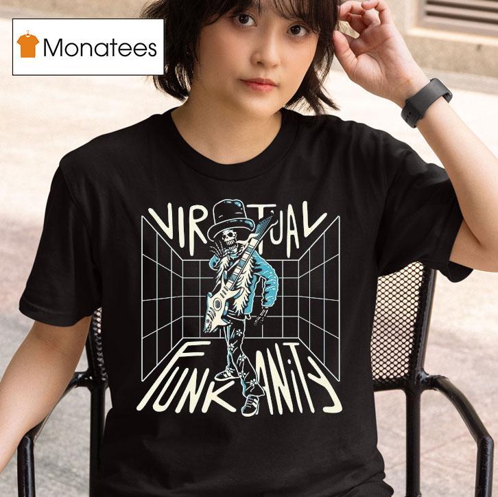  Virtual Funkanity Skeleton Rock T Shirt