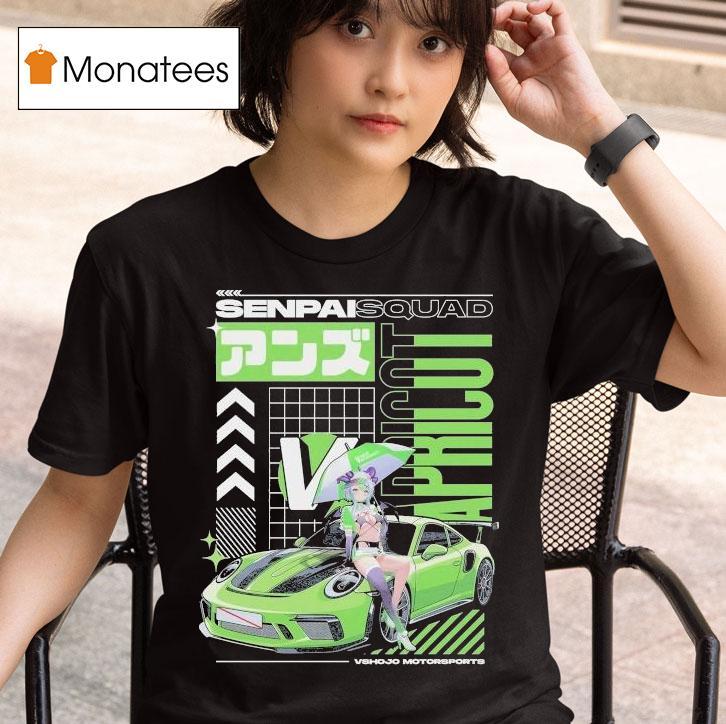  Vshojo X Senpai Squad Apricot Waifu T Shirt