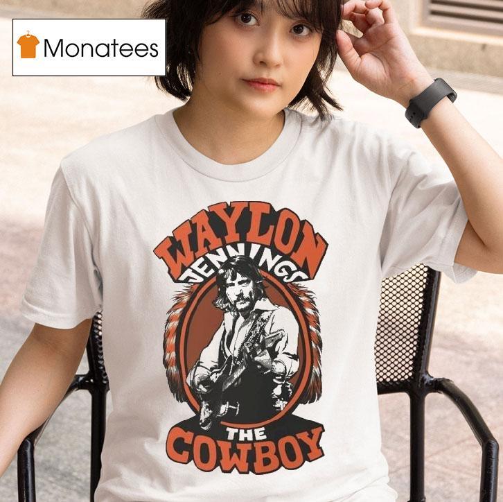  Waylon Jennings The Cowboy T Shirt