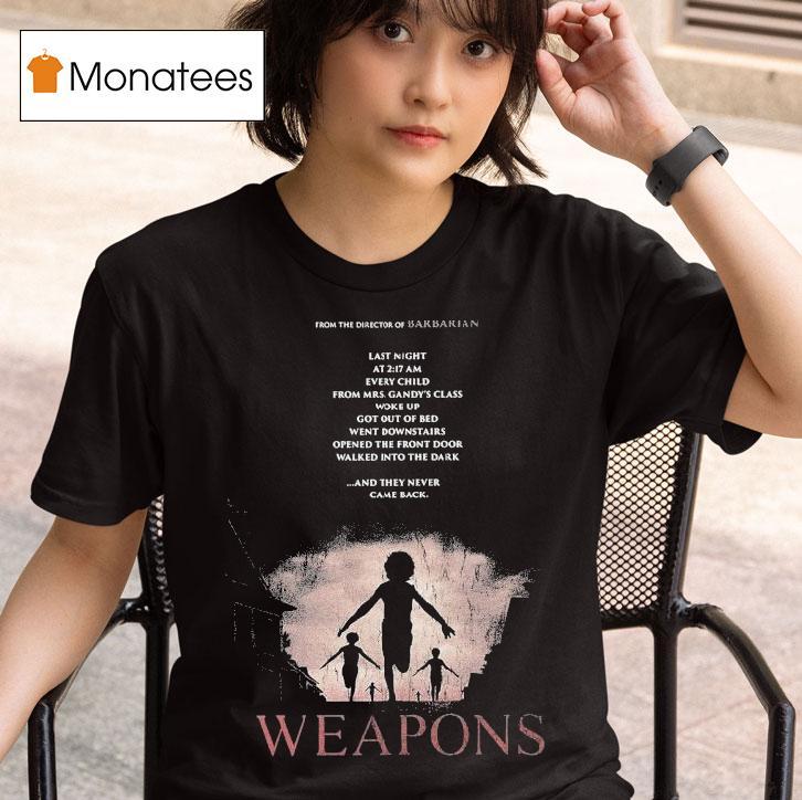  Weapons From The Director Of Barbarian T Shirt