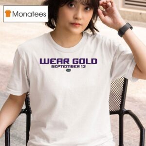 Wear Gold September Florida Gators T Shirt