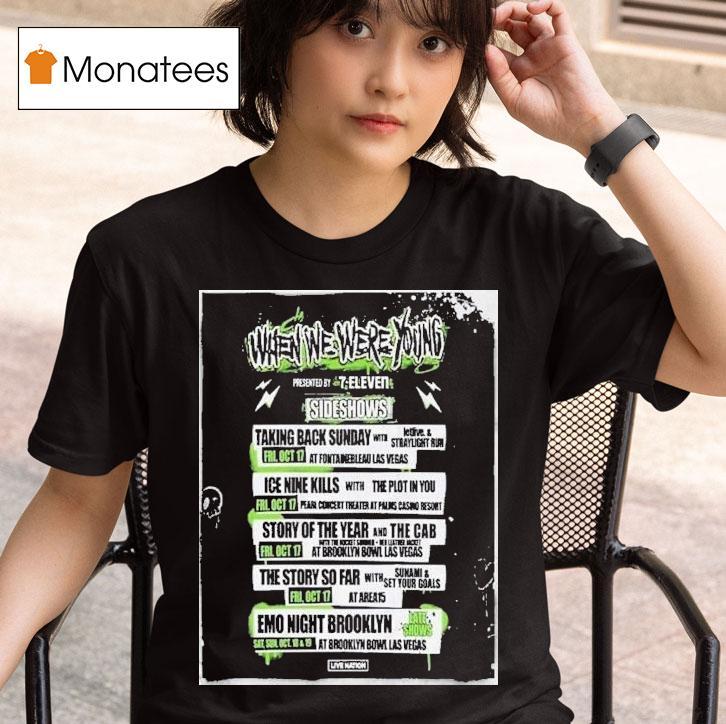  When We Were Young Festival Live Nation The Wwwyfest  Sideshows T Shirt