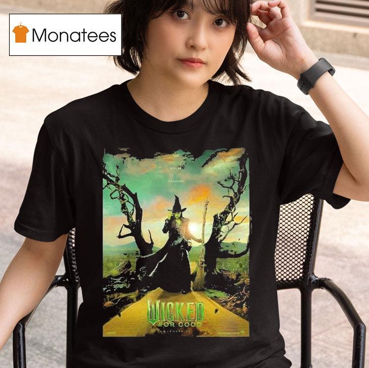 Wicked For Good Movie Featuring Cynthia Erivo As Elphaba On November   Dark Fantasy Witch T Shirt