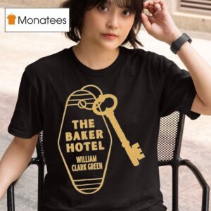 William Clark Green The Baker Hotel Skeleton Key Tour T Shirt