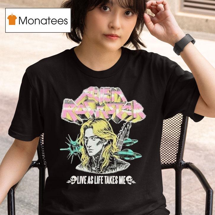  Wmc Jooyeon Alien Rock Star Live As Life Takes Me T Shirt